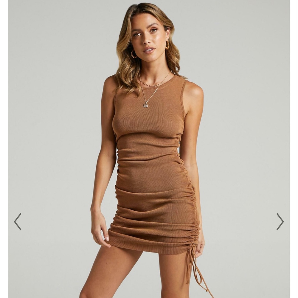 Lioness Military Minds Sleeveless Ruched Dress (XS)